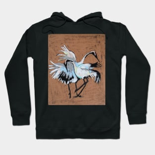 Japanese cranes pastel Hoodie